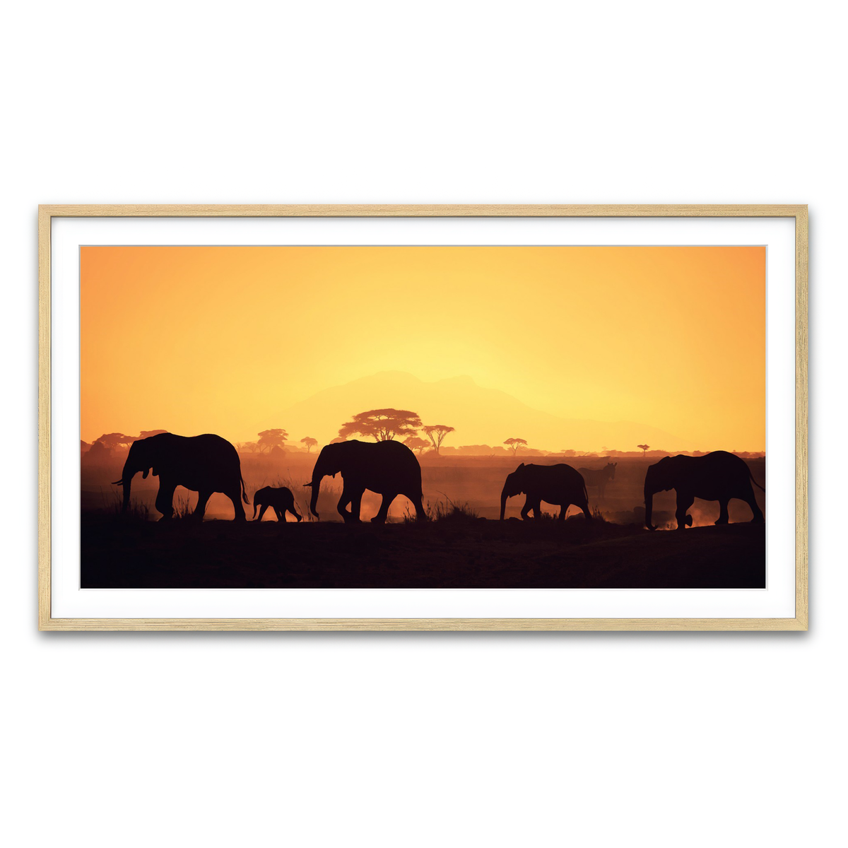 Framed Print 2x1 Natural