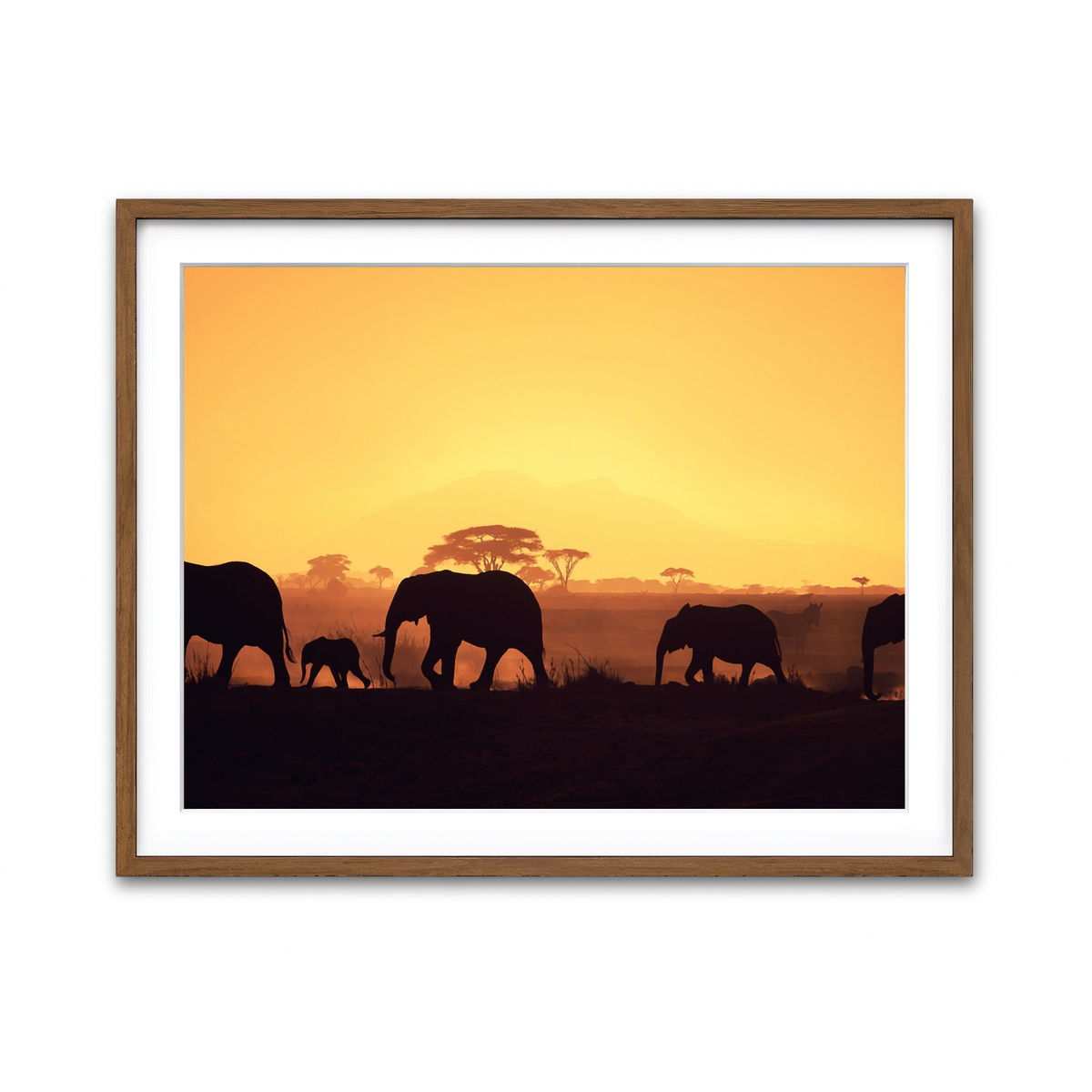 Framed Print 4x3 Walnut