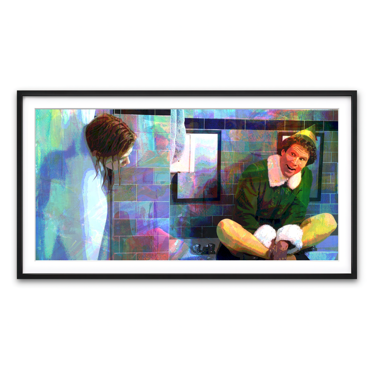 Framed Print 2x1 Black