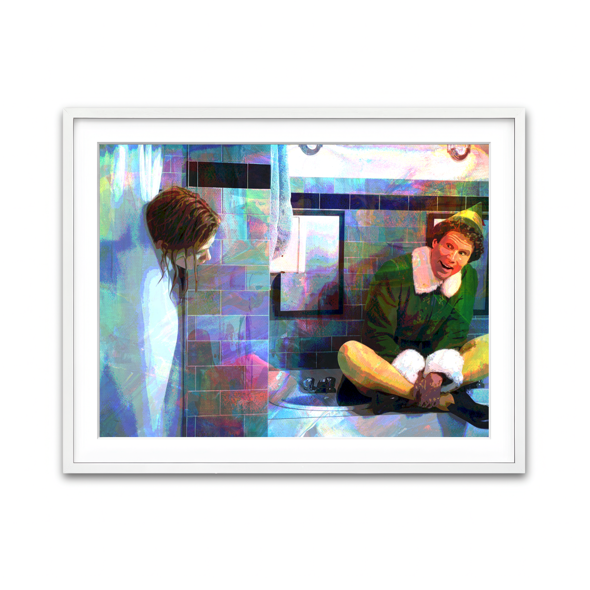 Framed Print 4x3 White