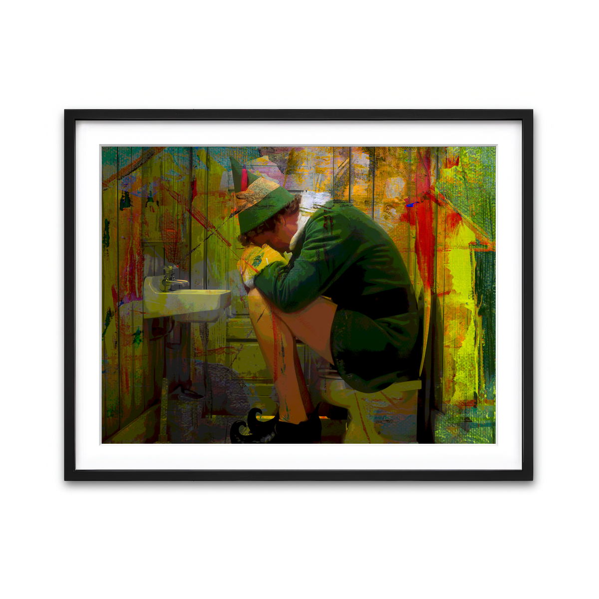 Framed Print 4x3 Black