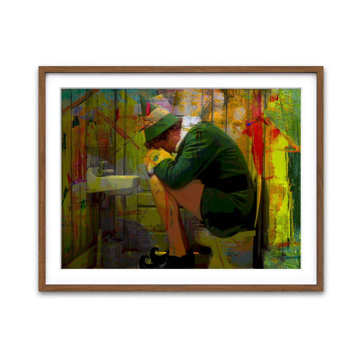 Framed Print 4x3 Walnut