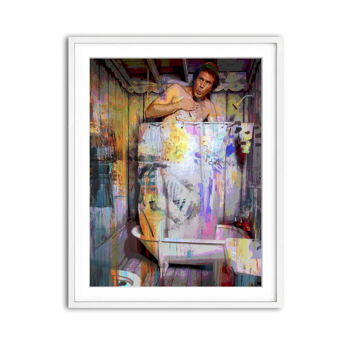 Framed Print 3x4 White