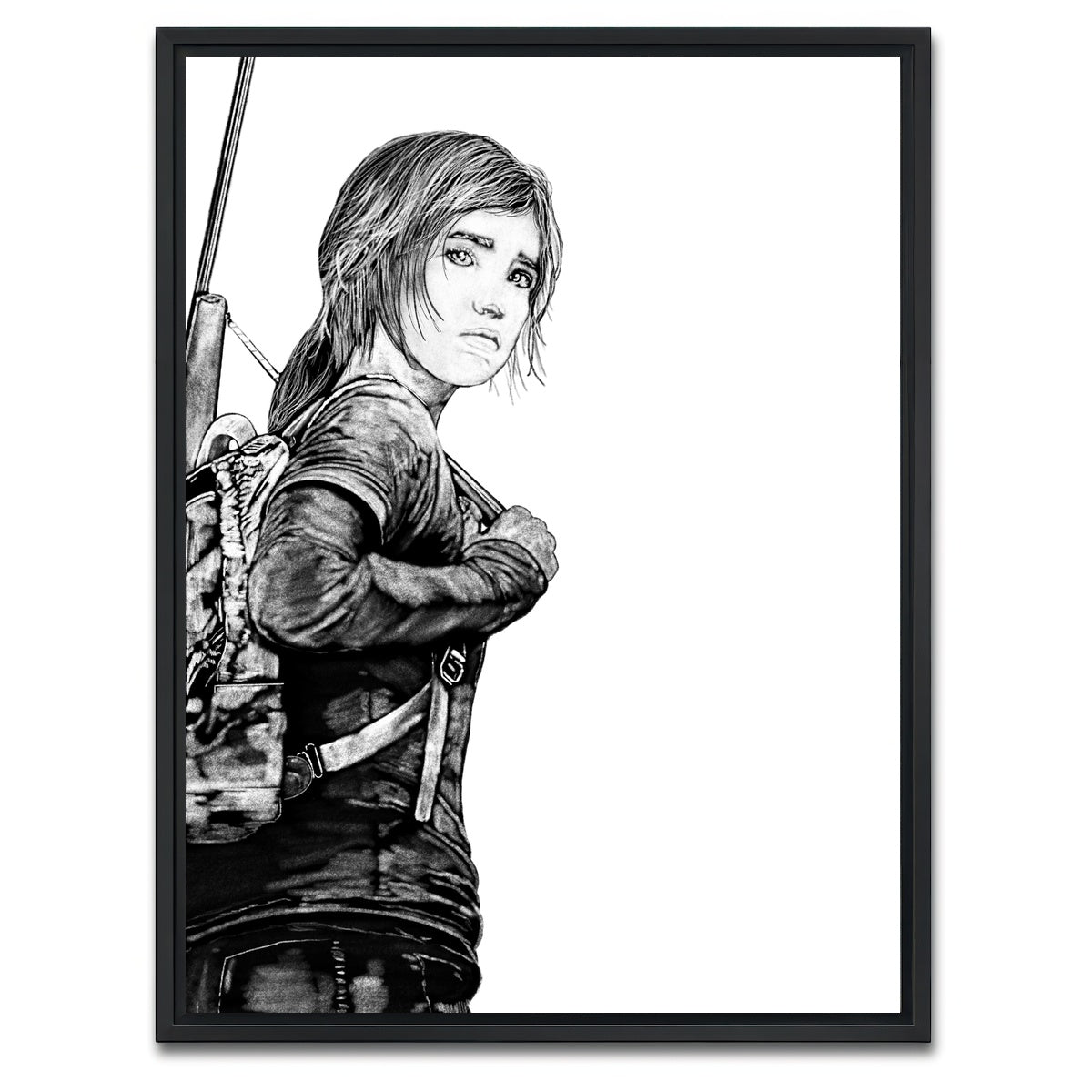 AUTO-MOCKUP WHITE | Ellie | 1 Piece | Black Framed Canvas | group=3x4