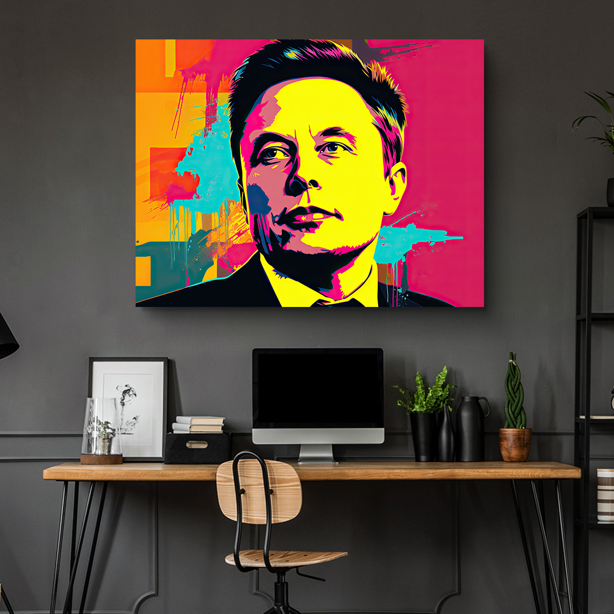 Elon - Warhol Wall Art