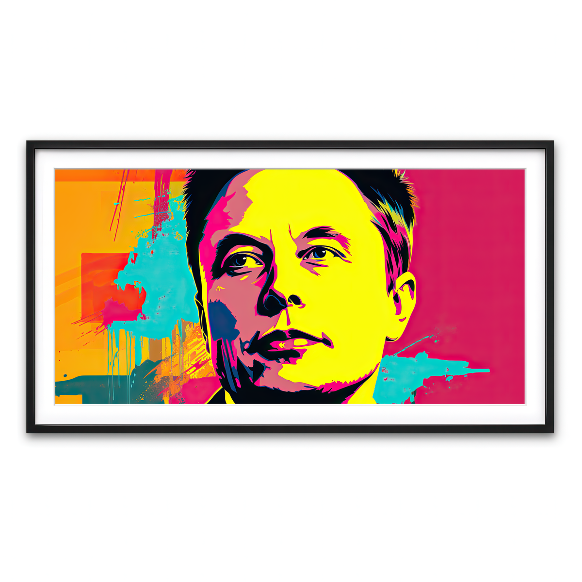 Framed Print 2x1 Black