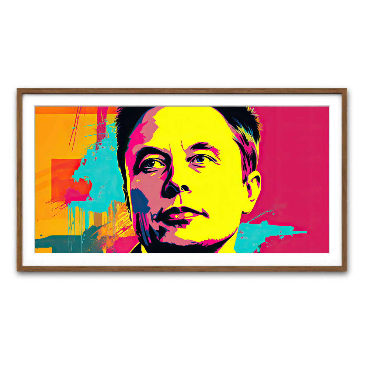 Framed Print 2x1 Walnut