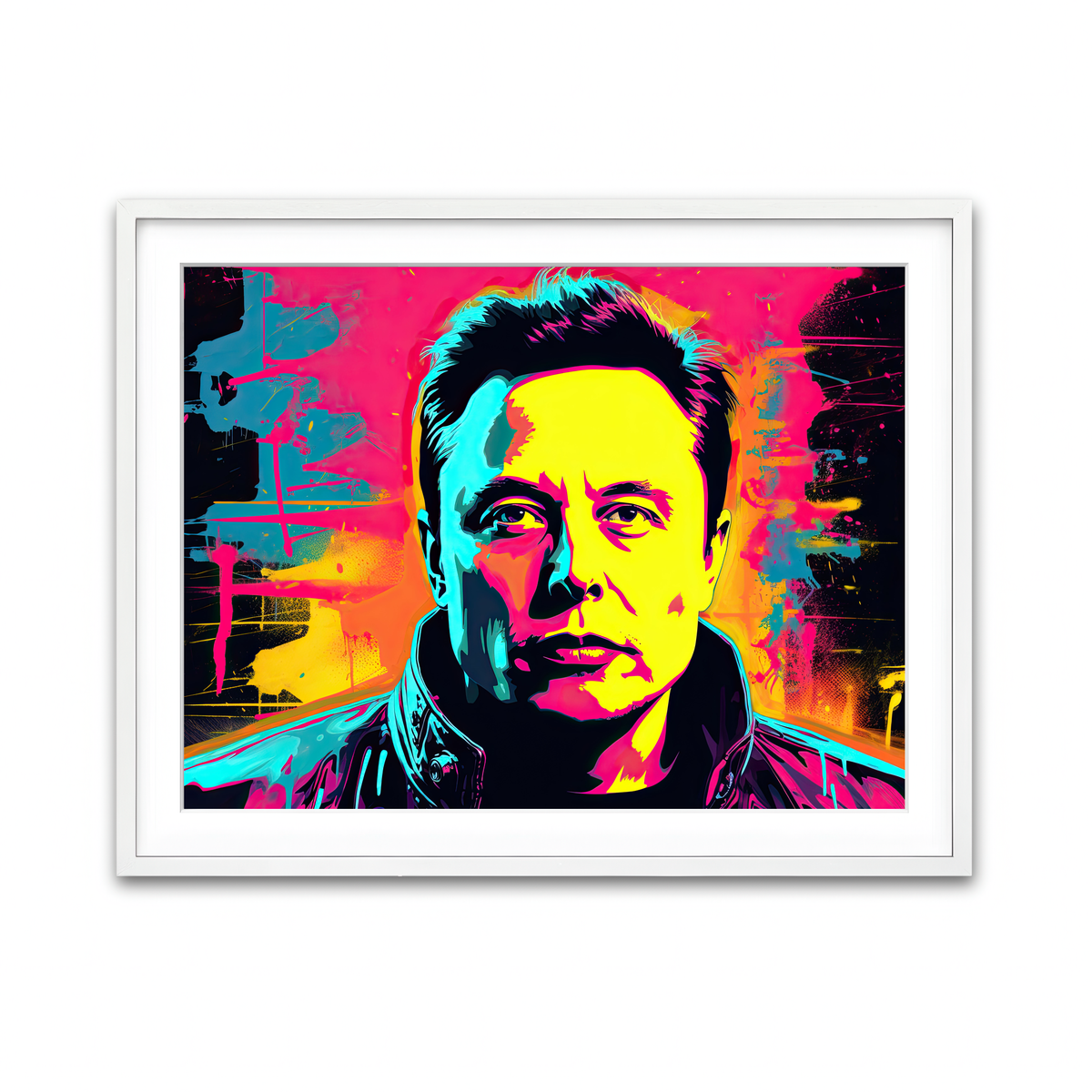 Framed Print 4x3 White