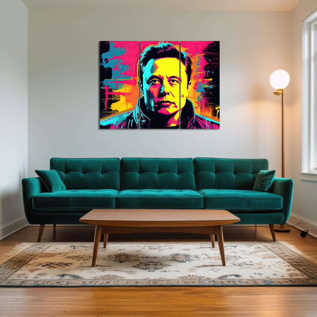 AUTO-MOCKUP ROOM | Elon Musk Warhol Style