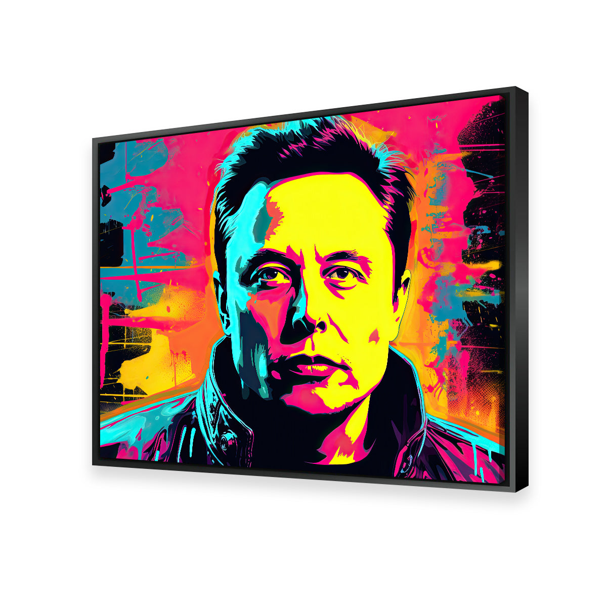 Elon Musk Warhol Style Wall Art