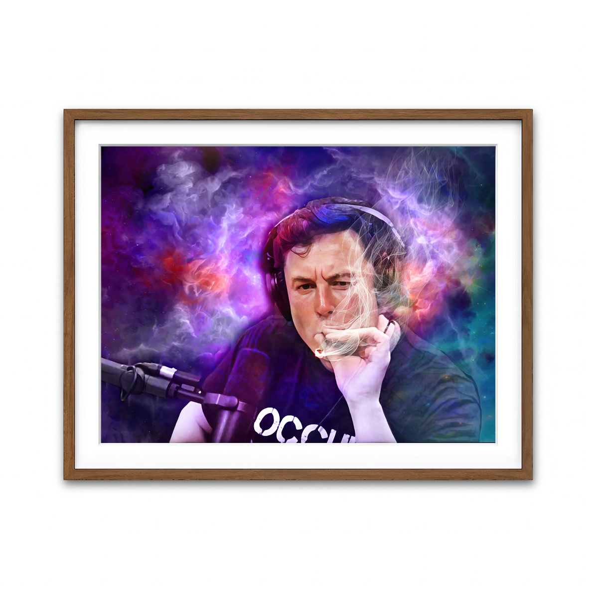 Framed Print 4x3 Walnut