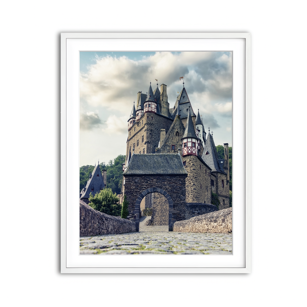 Framed Print 3x4 White