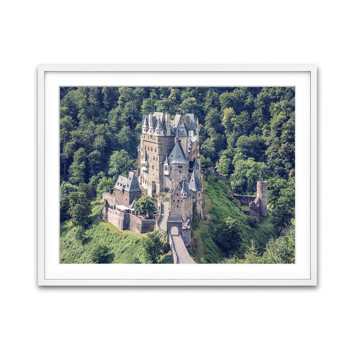 Framed Print 4x3 White
