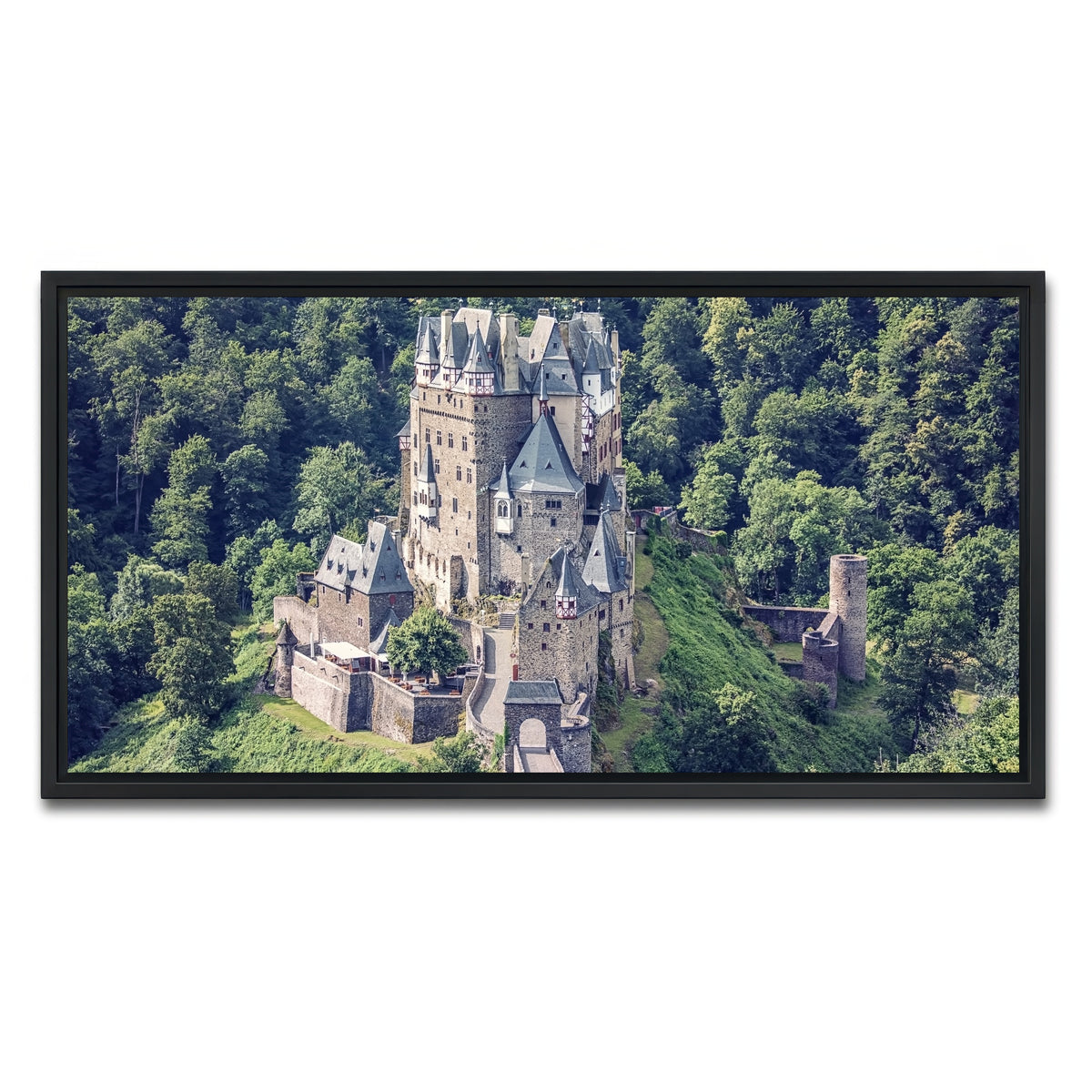 AUTO-MOCKUP WHITE | Eltz Castle | 1 Piece | Black Framed Canvas | group=2x1