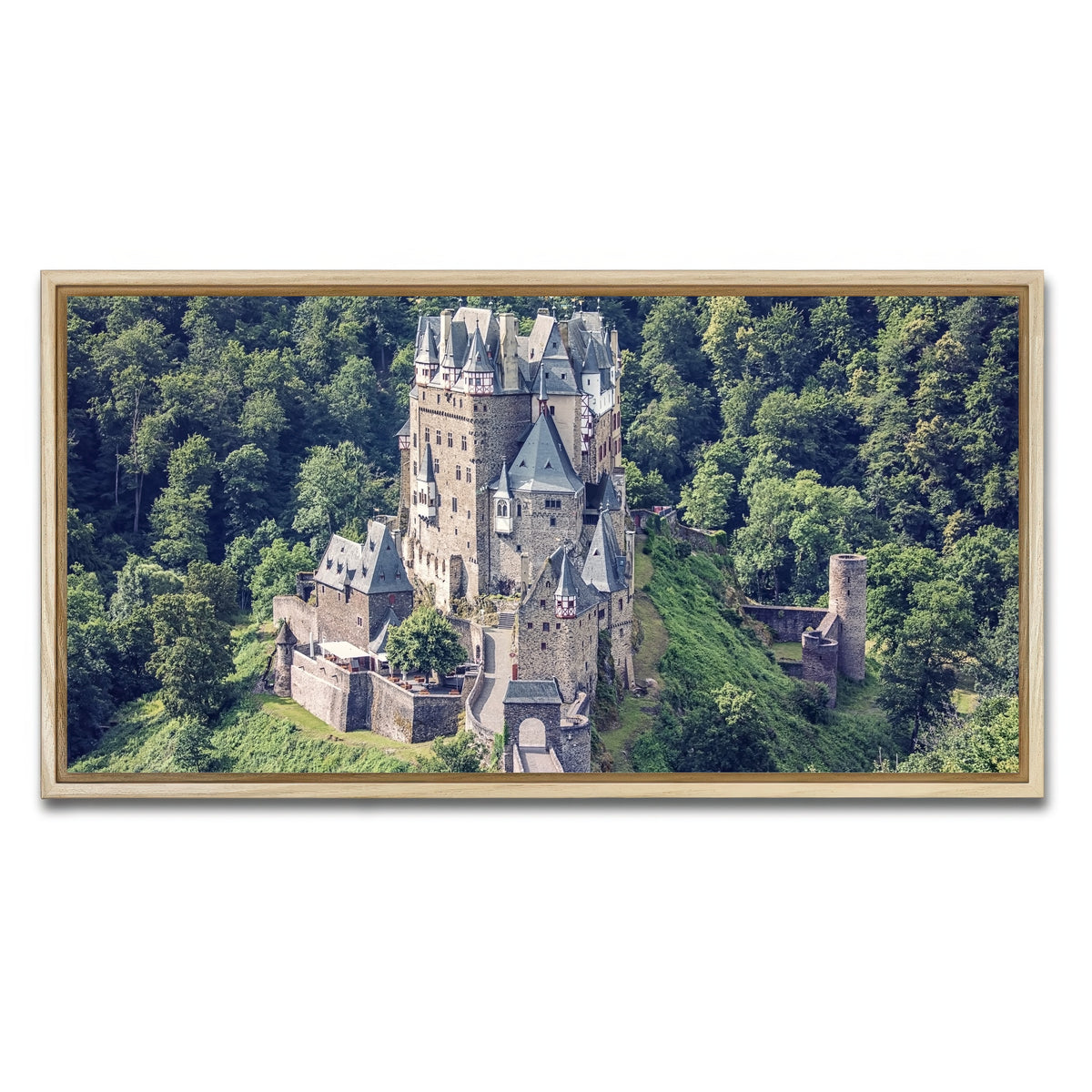 AUTO-MOCKUP WHITE | Eltz Castle | 1 Piece | Natural Framed Canvas | group=2x1