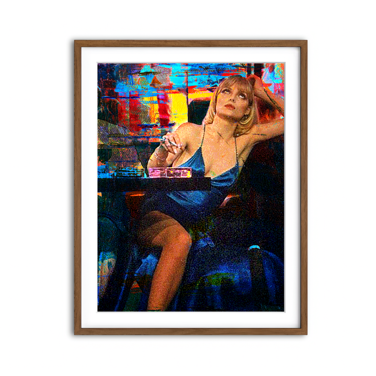 Framed Print 3x4 Walnut