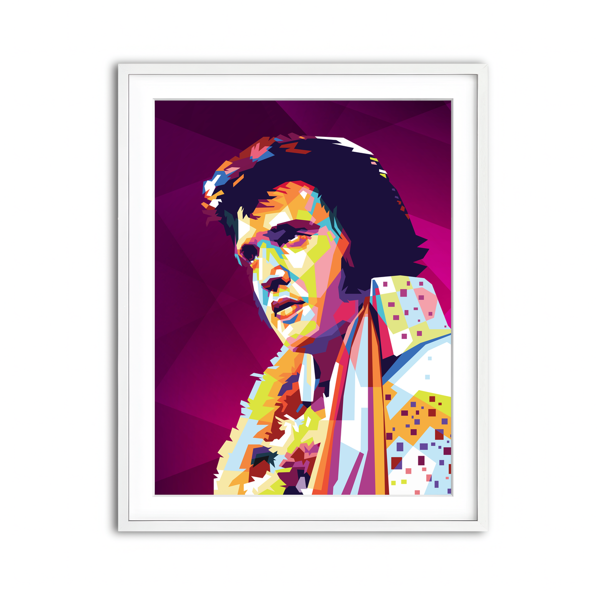 Framed Print 3x4 White