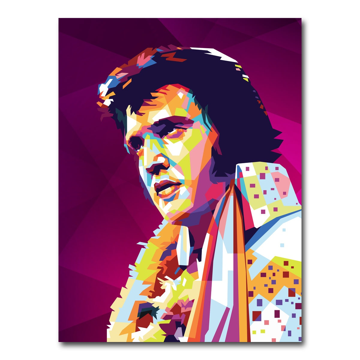 AUTO-MOCKUP WHITE | Elvis Colors | 1 Piece | Gallery Wrap Canvas | group=3x4