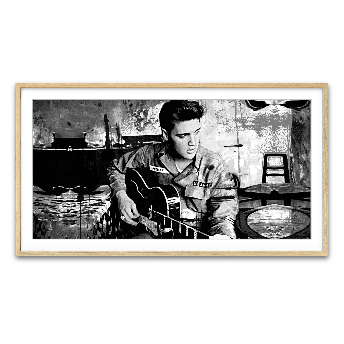 Framed Print 2x1 Natural