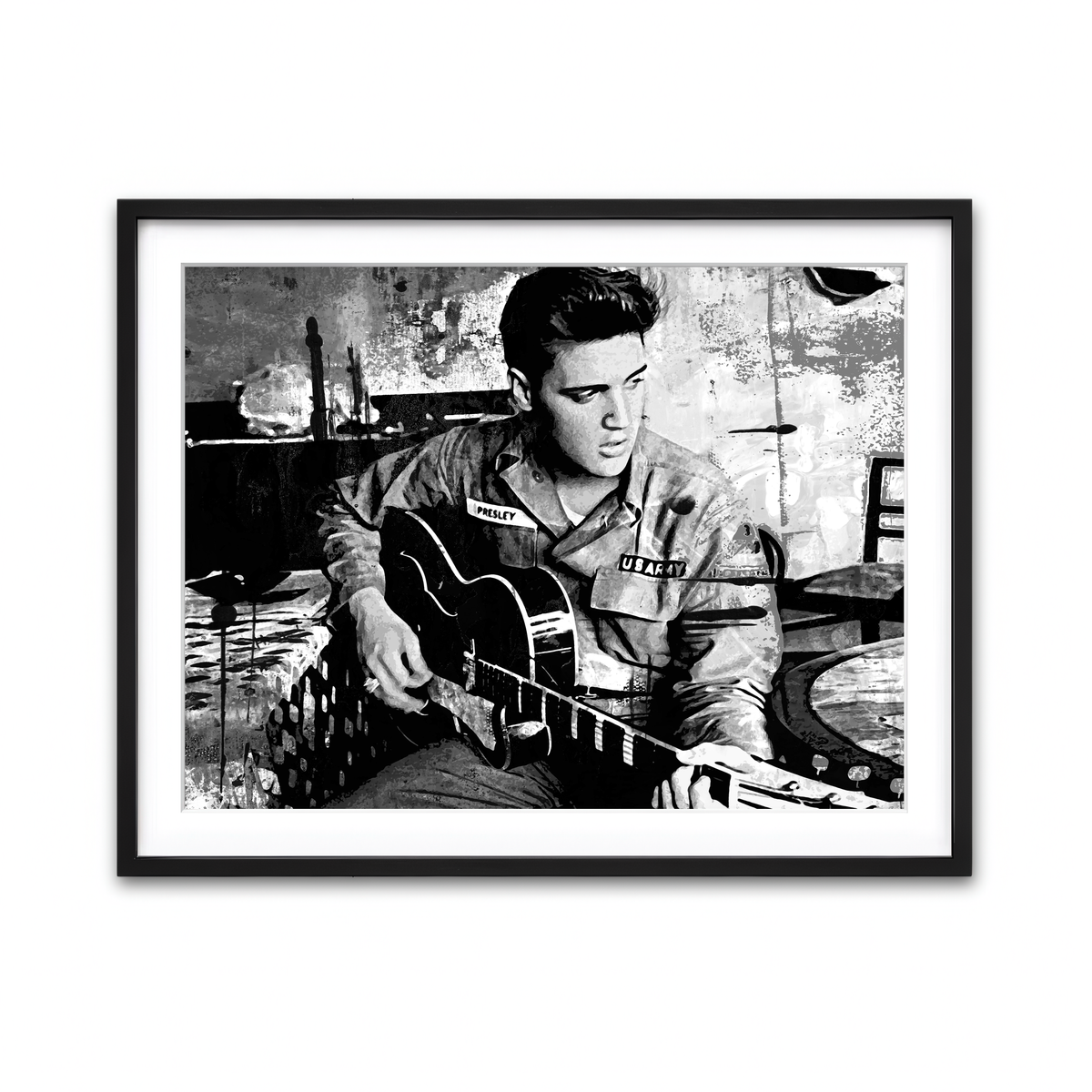 Framed Print 4x3 Black