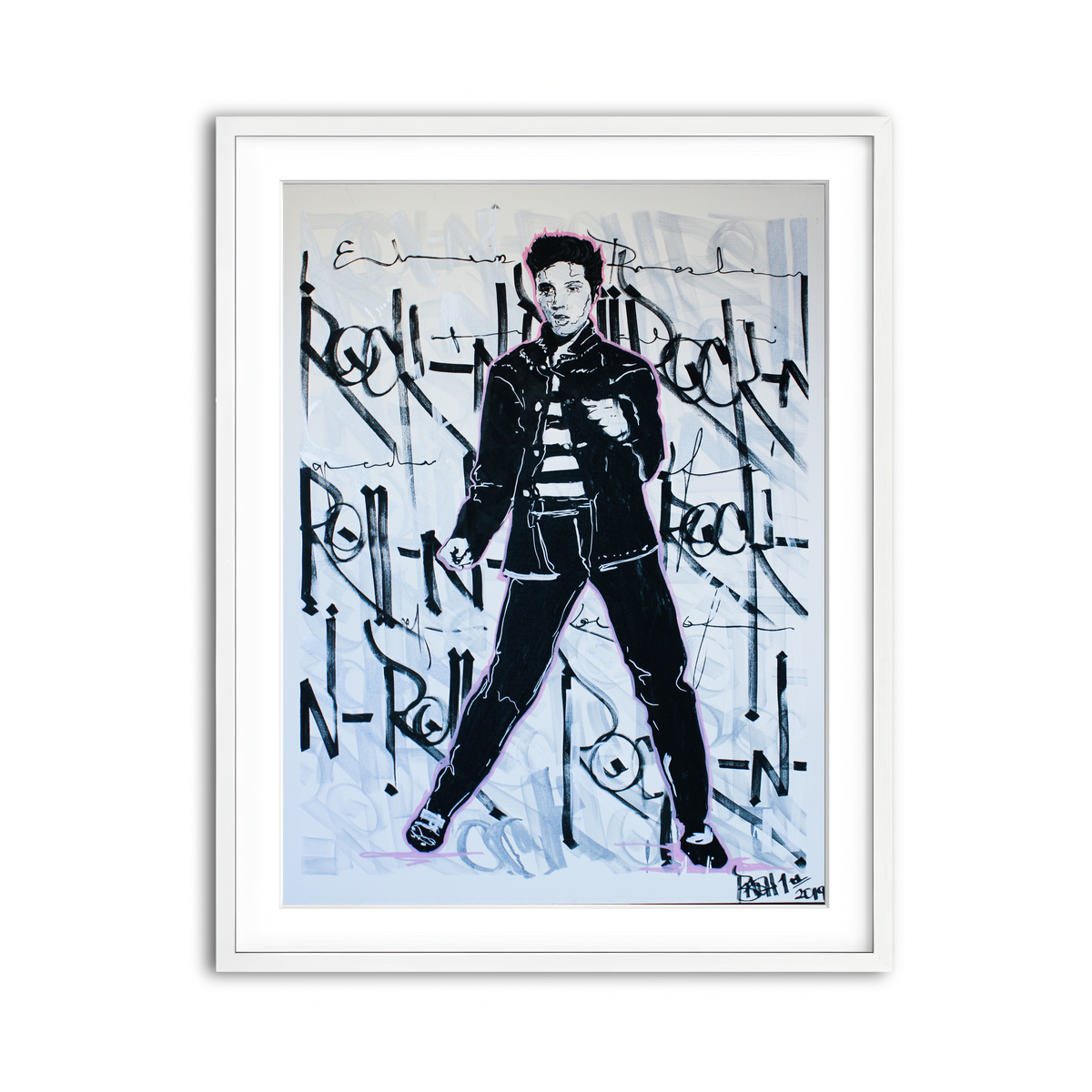 Framed Print 3x4 White