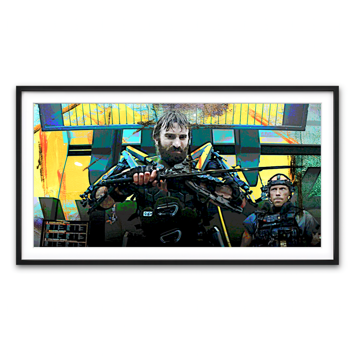 Framed Print 2x1 Black