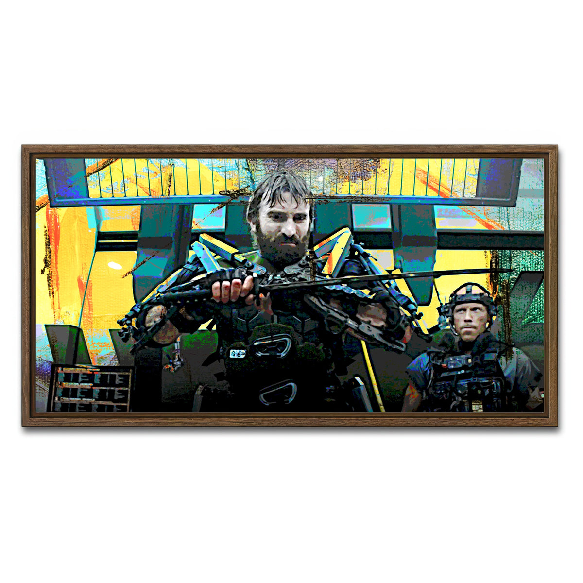 AUTO-MOCKUP WHITE | Elysium-Kruger | 1 Piece | Walnut Framed Canvas | group=2x1