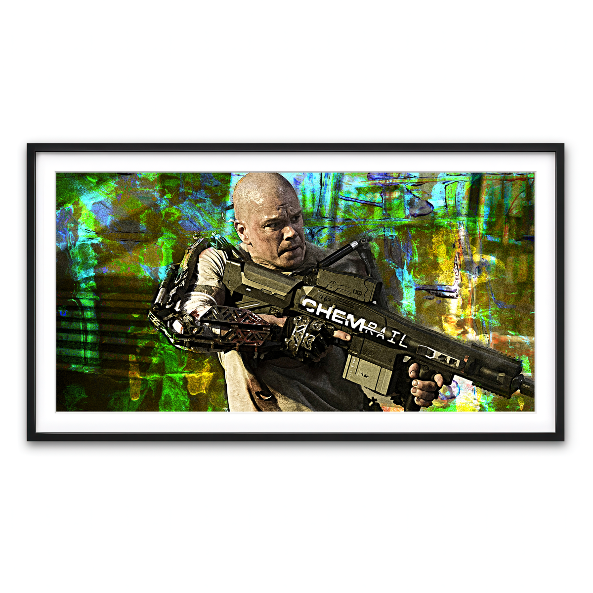 Framed Print 2x1 Black