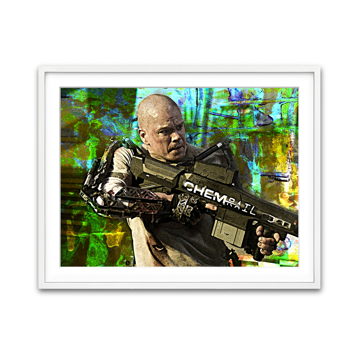 Framed Print 4x3 White