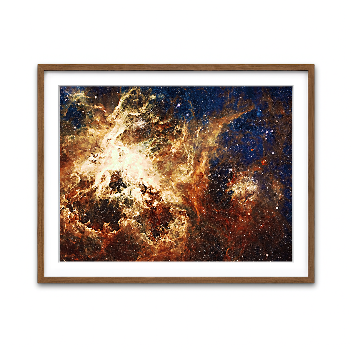 Framed Print 4x3 Walnut