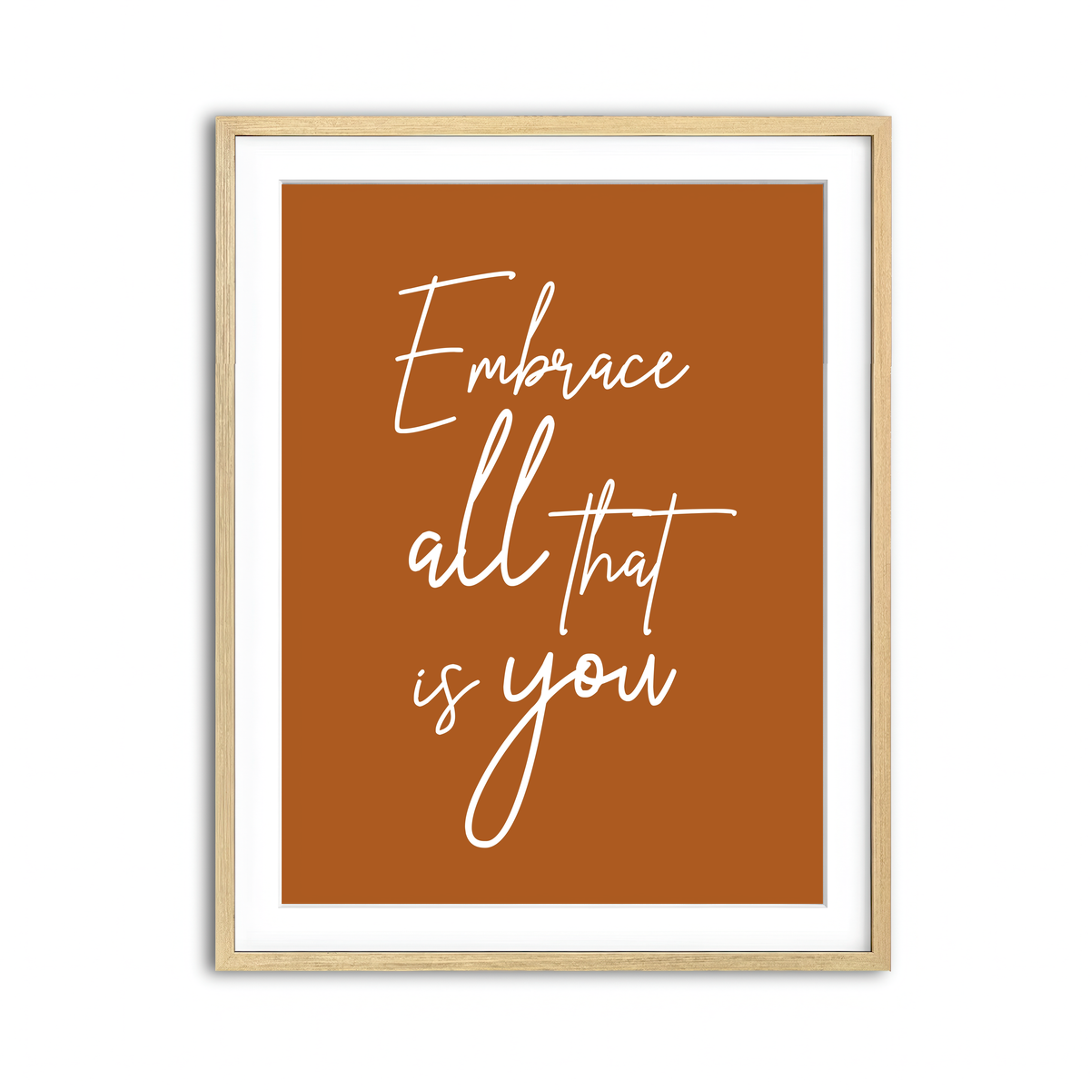 Framed Print 3x4 Natural