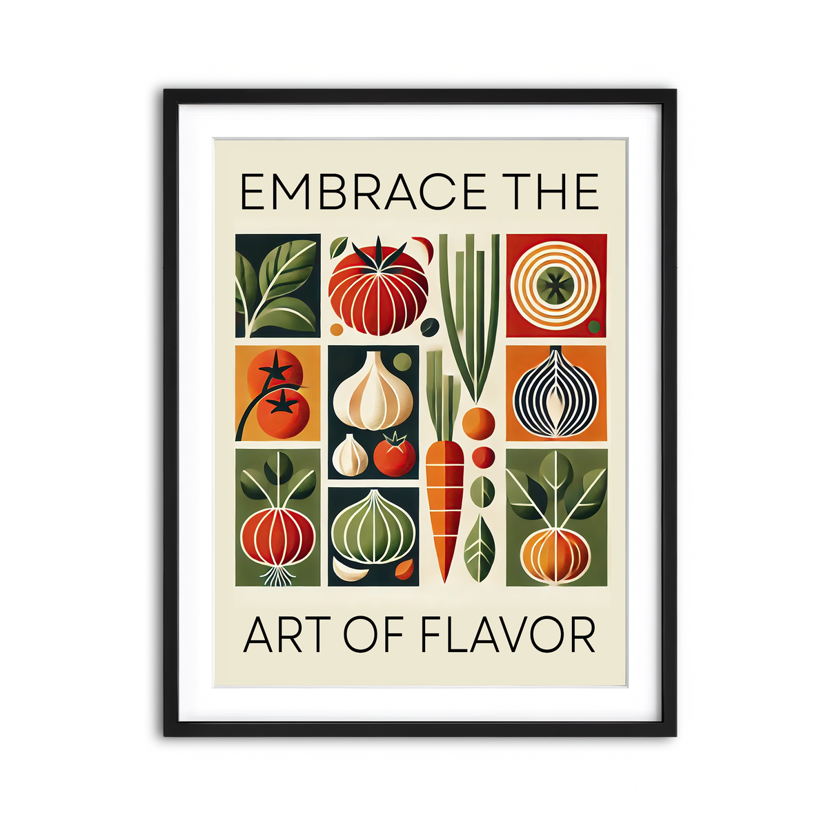 Framed Print 3x4 Black