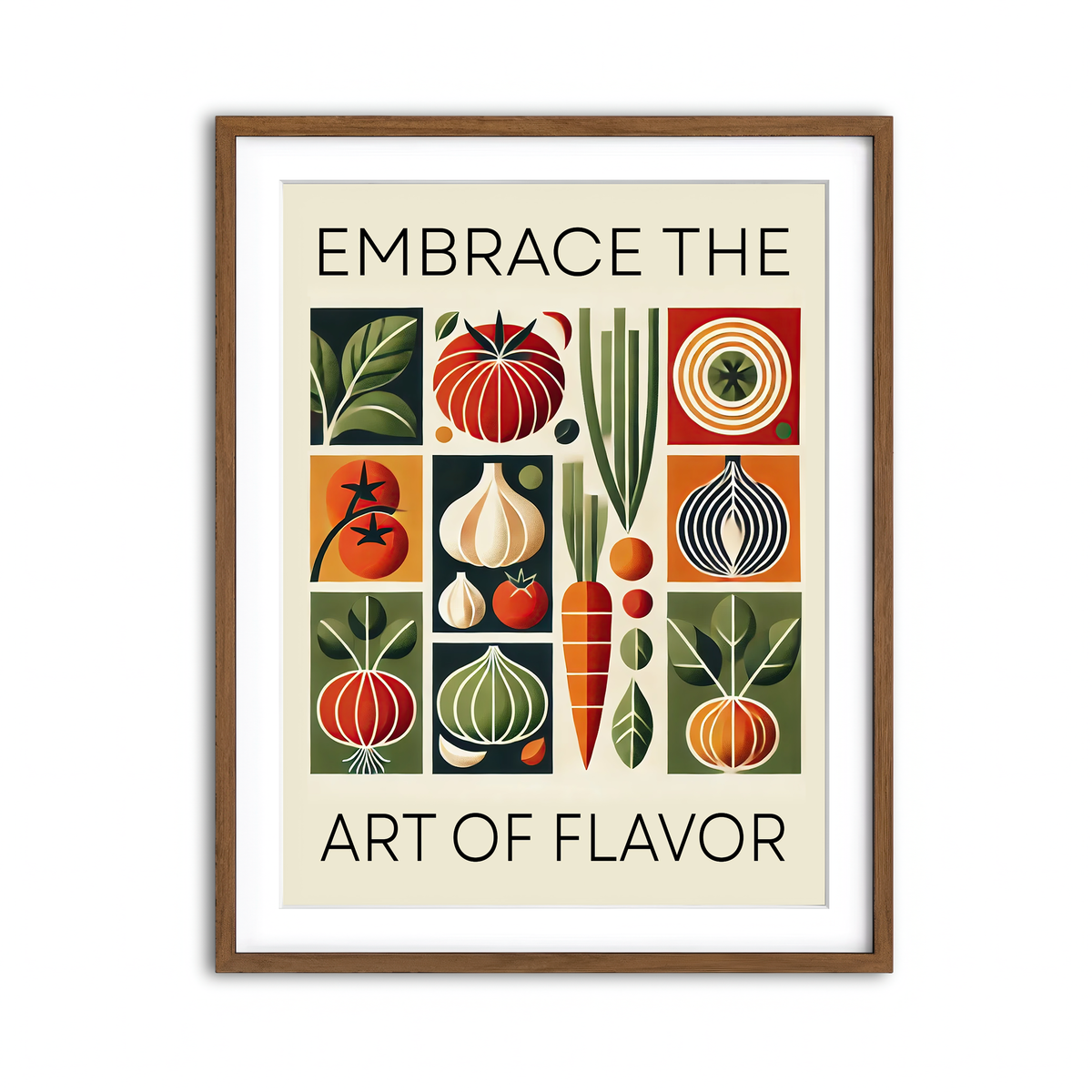 Framed Print 3x4 Walnut