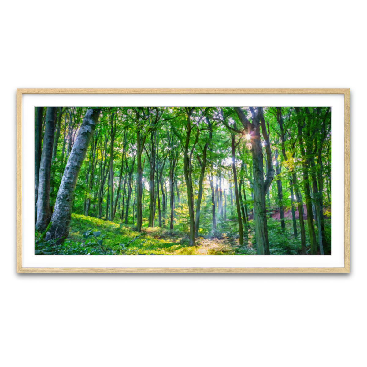 Framed Print 2x1 Natural