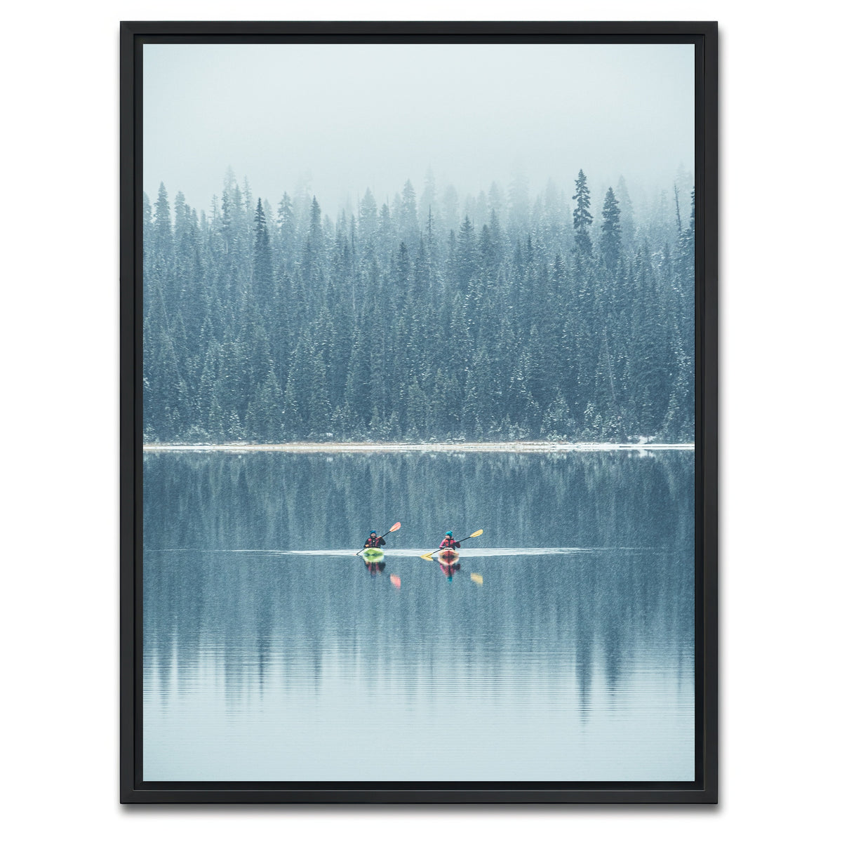 AUTO-MOCKUP WHITE | Emerald Lake | 1 Piece | Black Framed Canvas | group=3x4