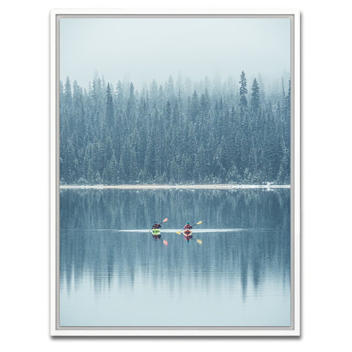 AUTO-MOCKUP WHITE | Emerald Lake | 1 Piece | White Framed Canvas | group=3x4