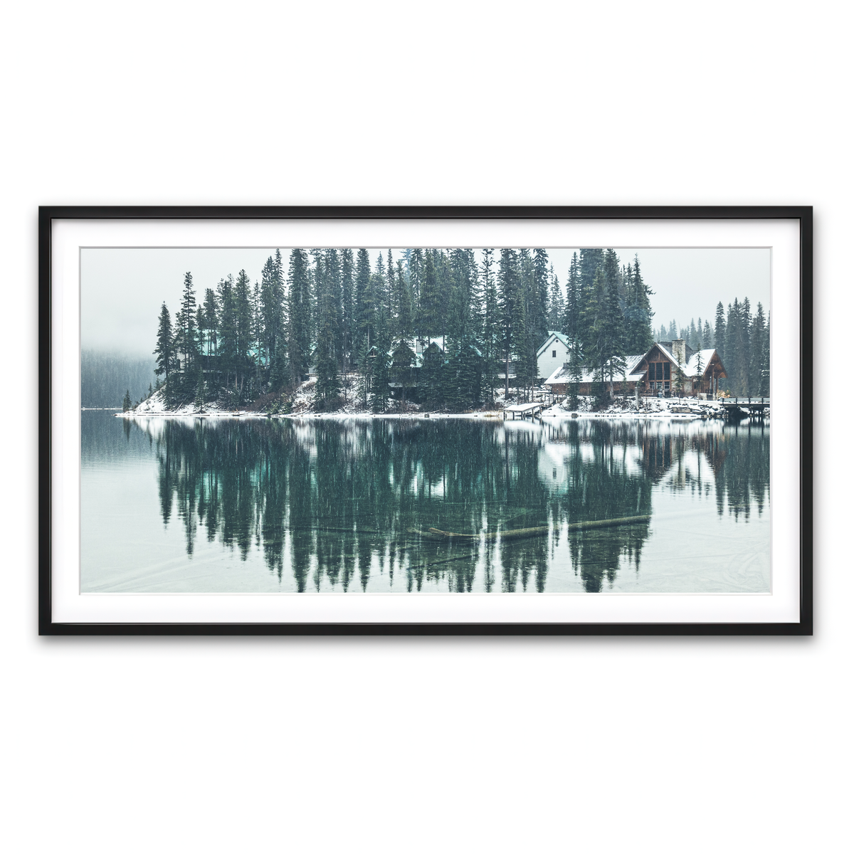 Framed Print 2x1 Black