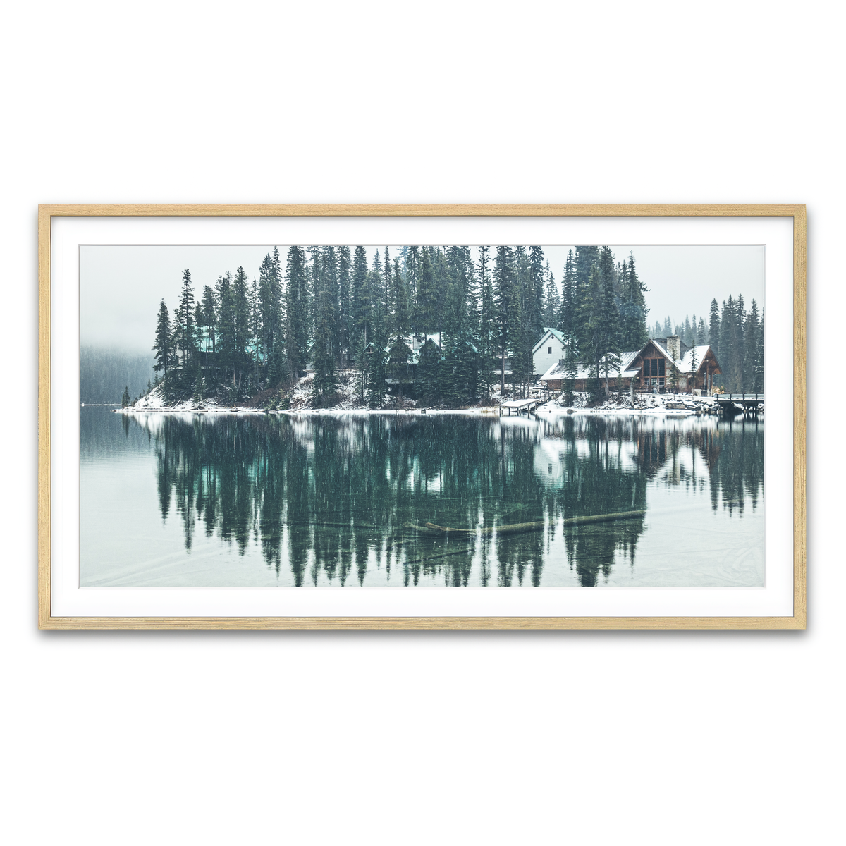 Framed Print 2x1 Natural