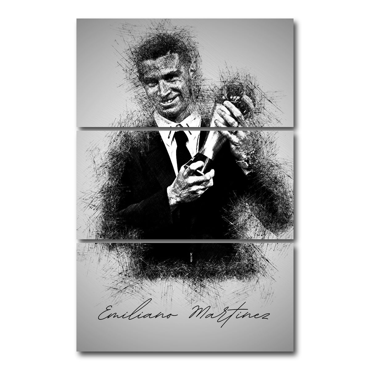 AUTO-MOCKUP WHITE | Emiliano Martinez | 3 Piece | Gallery Wrap Canvas | group=12x24_stacked