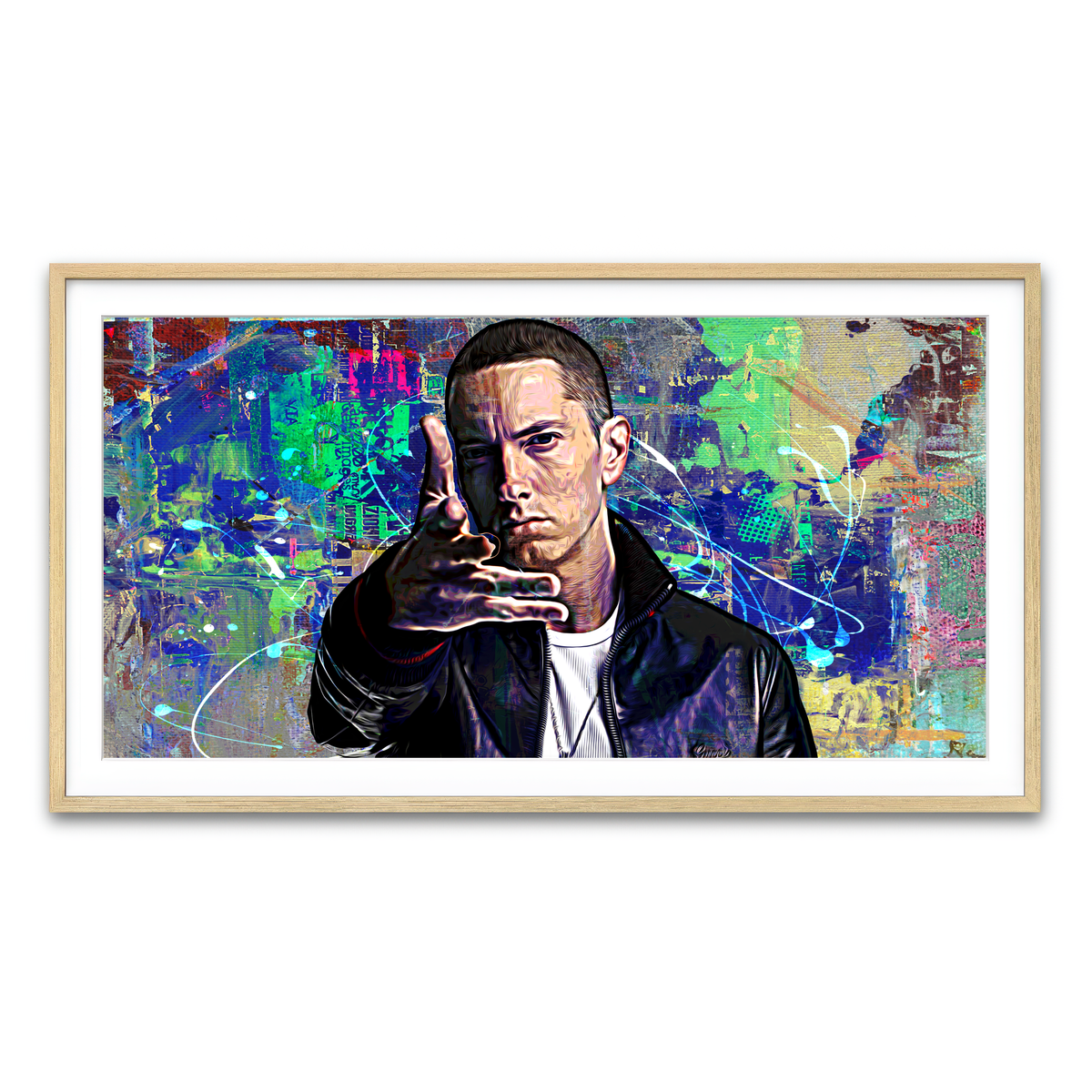 Framed Print 2x1 Natural