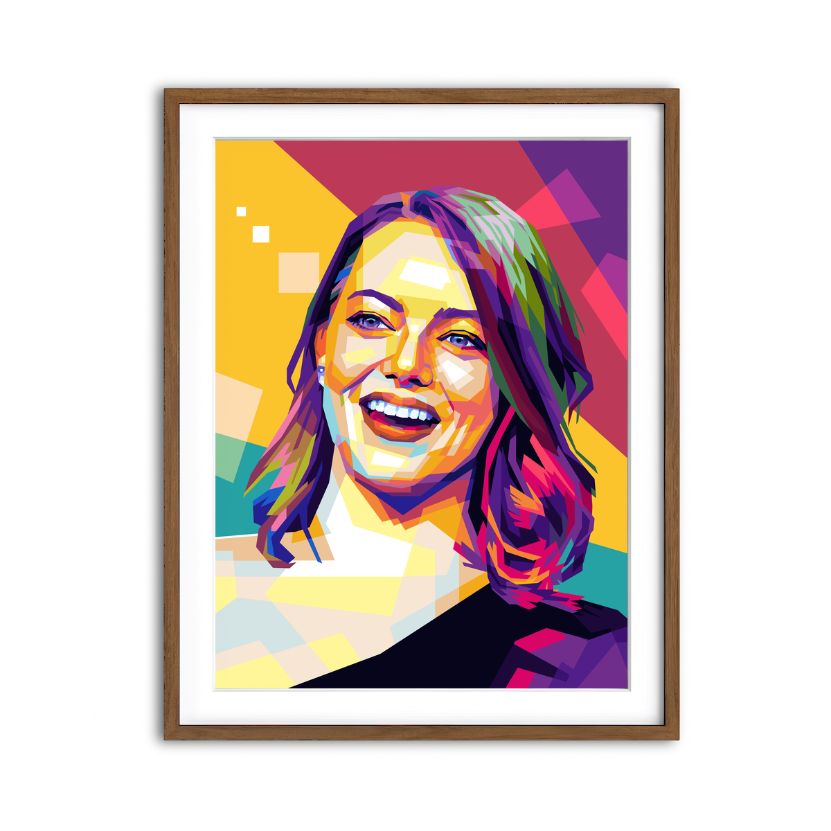 Framed Print 3x4 Walnut