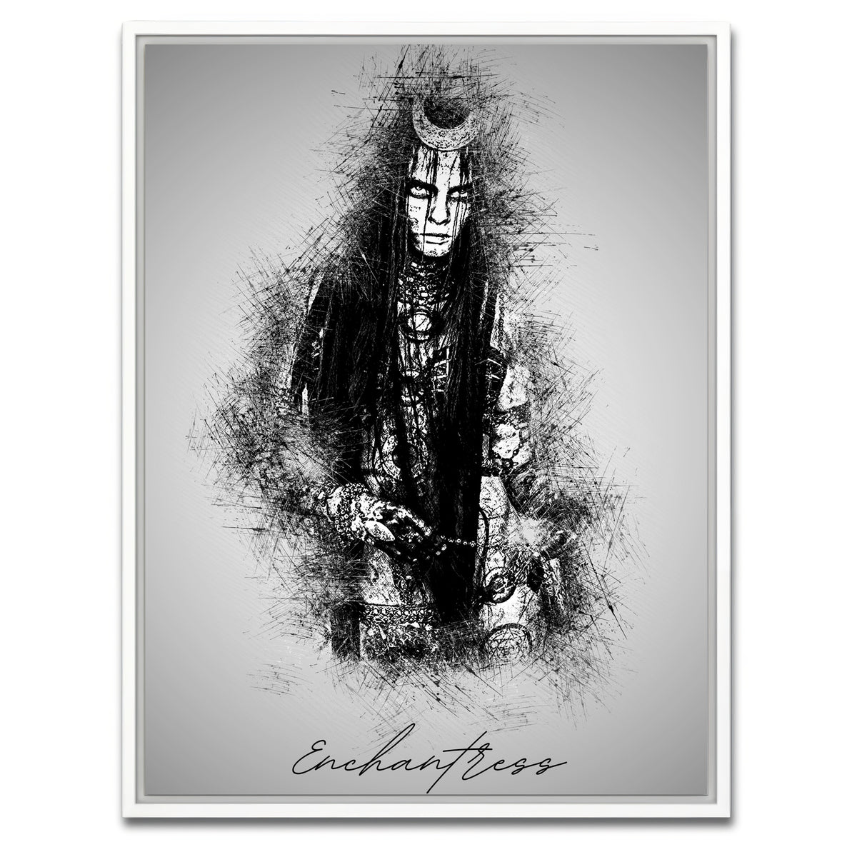 AUTO-MOCKUP WHITE | Enchantress | 1 Piece | White Framed Canvas | group=3x4