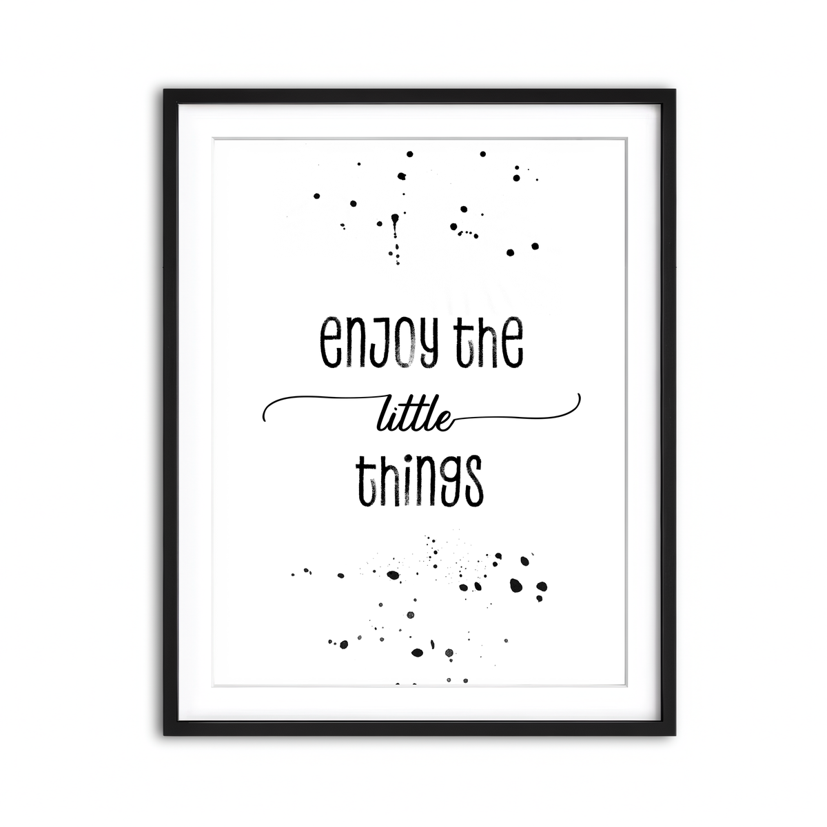 Framed Print 3x4 Black