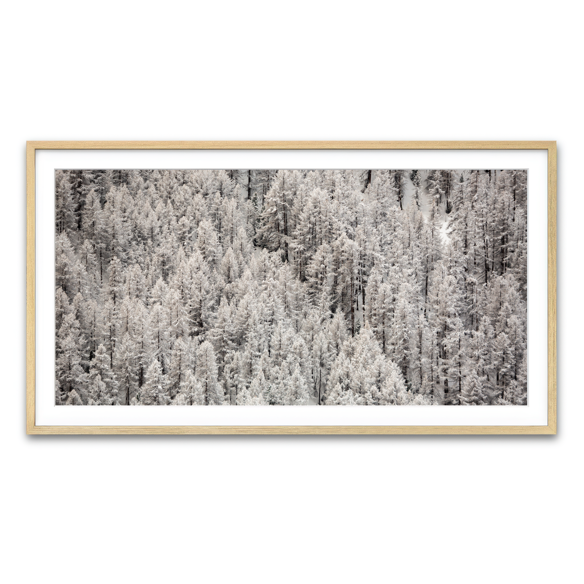 Framed Print 2x1 Natural