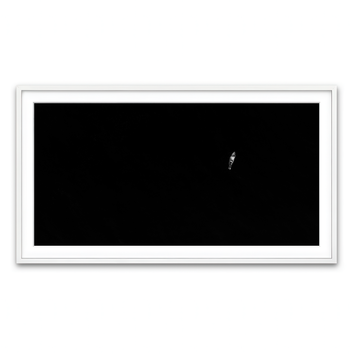 Framed Print 2x1 White