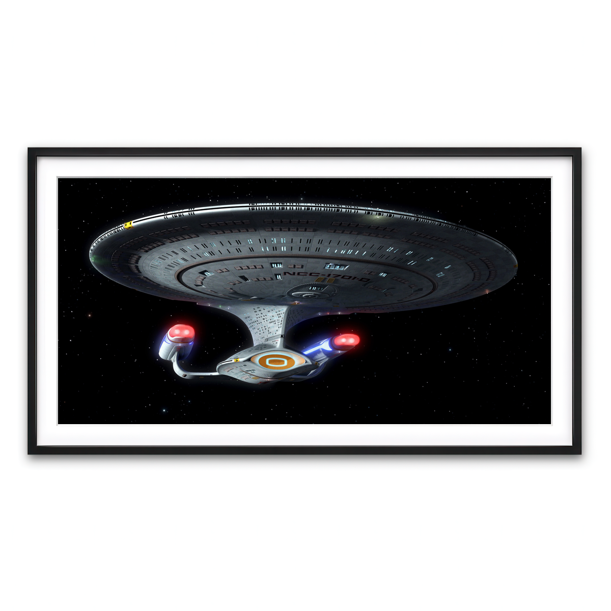 Framed Print 2x1 Black