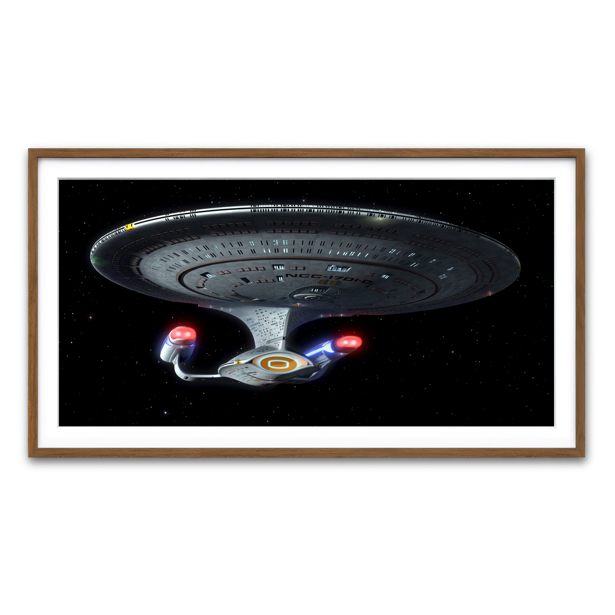 Framed Print 2x1 Walnut