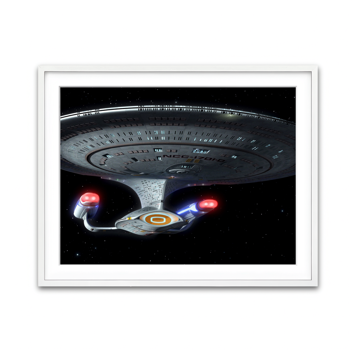 Framed Print 4x3 White