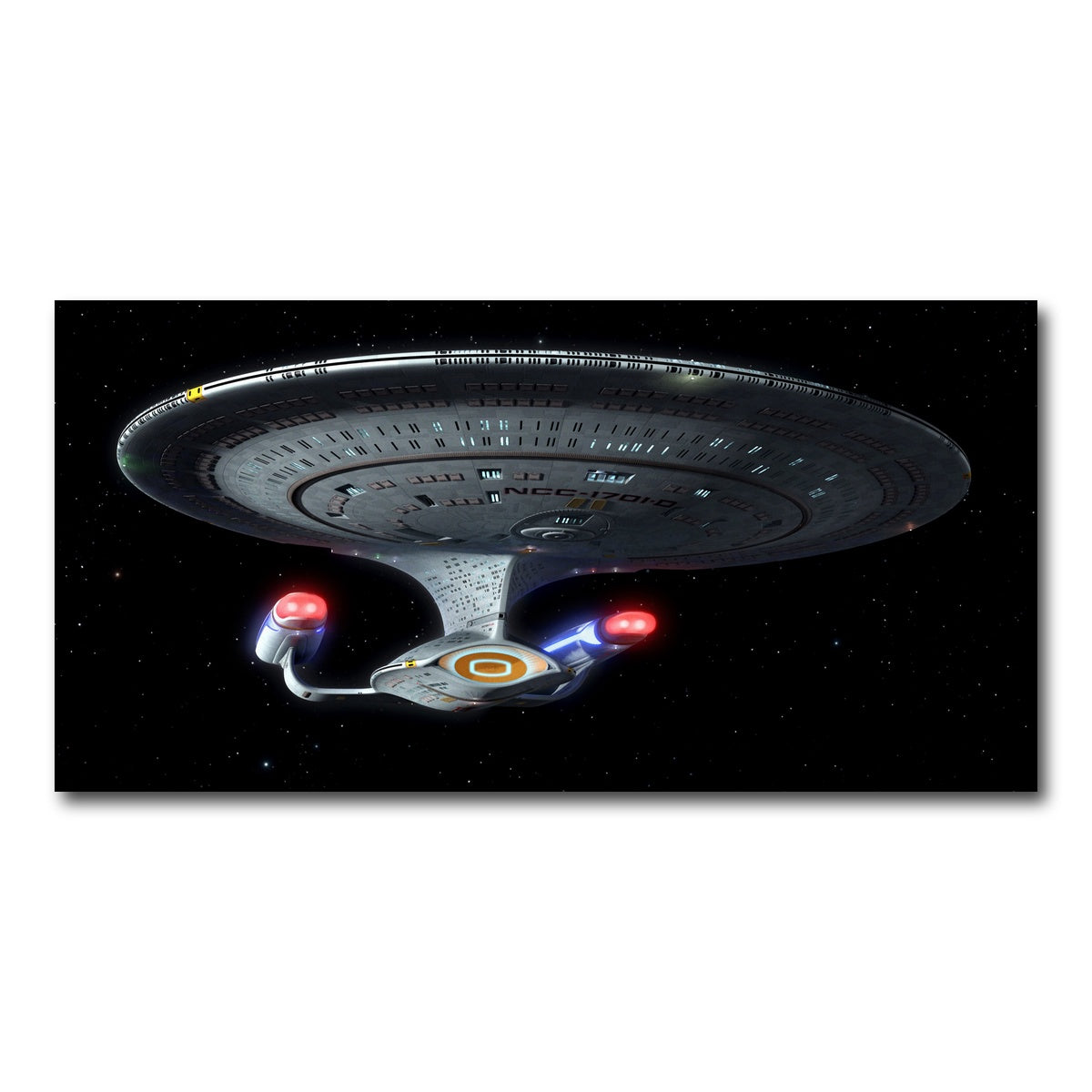 AUTO-MOCKUP WHITE | Enterprise D | 1 Piece | Gallery Wrap Canvas | group=2x1