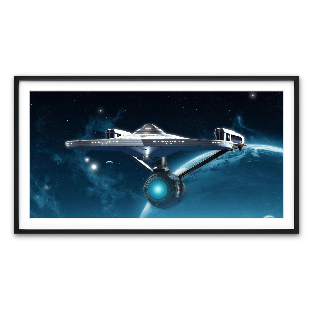 Framed Print 2x1 Black